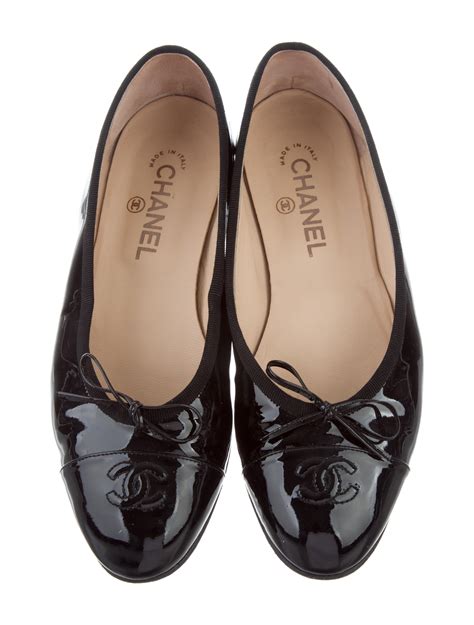 chanel patent leather|chanel patent leather flats.